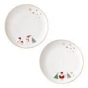 LET IT SNOW ŠĶĪVJI D16CM KOMPL.2GAB, 2 VEIDI, PORCELĀNS, DĀVANU KASTĒ