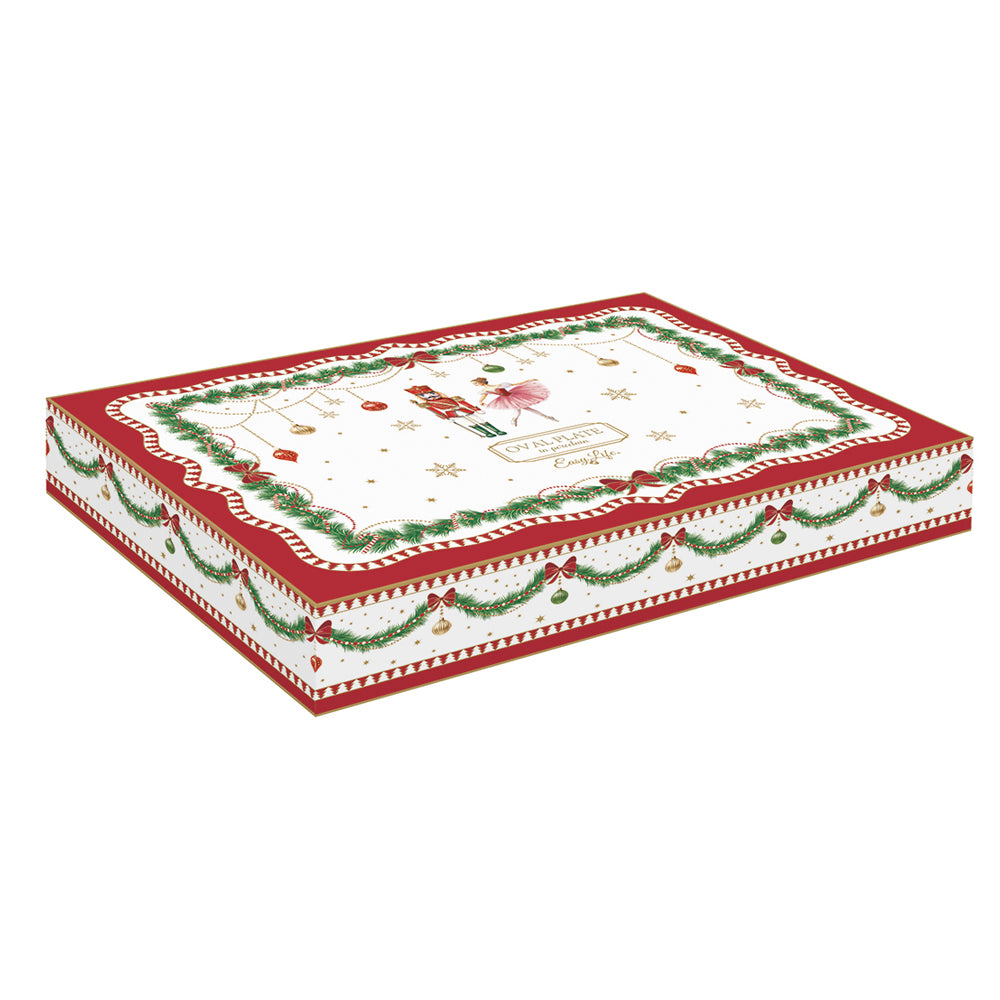 MAGIE DE NOEL SERVĒJAMAIS TRAUKS 25X17 CM, PORCELĀNS