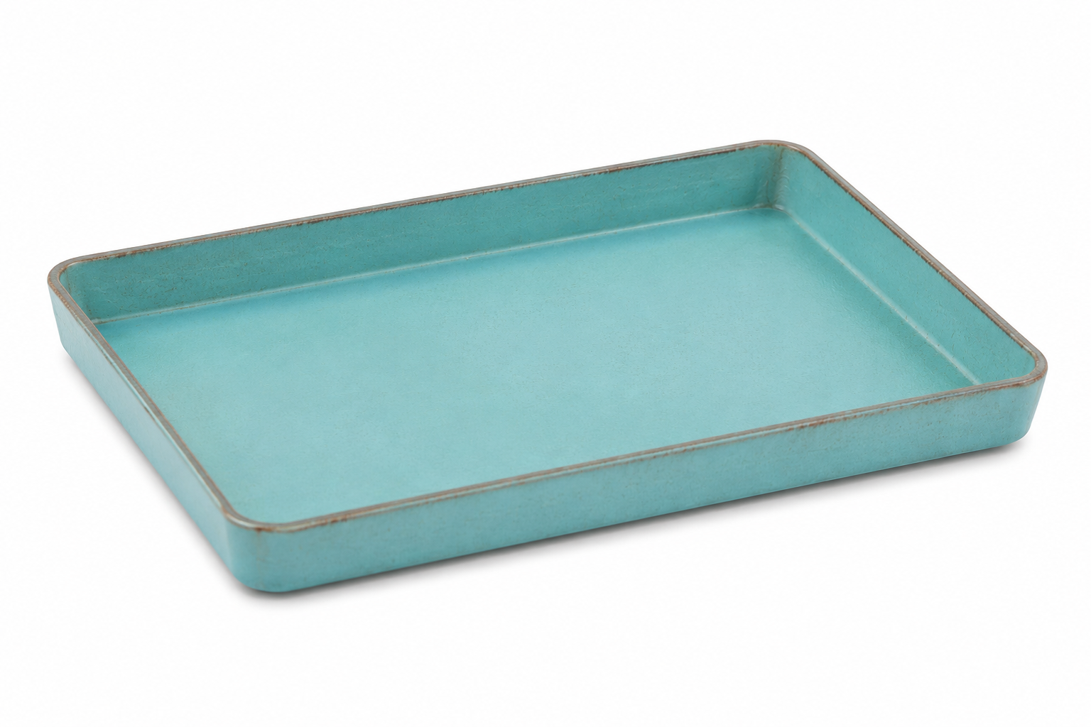 S/3 PAPLĀTE 31.5x21.5x2cm, TIRKĪZA KR., PLASTMASA (55983)