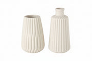 ESKO VASE H17CM, TWO ASSORTED, BEIGE, PORCELAIN