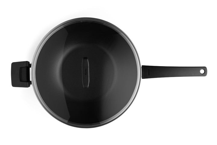 WOK СКОВОРОДА CONCEPT ИЗ НЕРЖАВЕЮЩЕЙ СТАЛИ С КРЫШКОЙ, 30СМ, ДЛЯ ИНДУКЦИИ