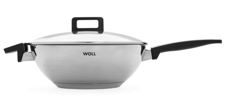 WOK СКОВОРОДА CONCEPT ИЗ НЕРЖАВЕЮЩЕЙ СТАЛИ С КРЫШКОЙ, 30СМ, ДЛЯ ИНДУКЦИИ