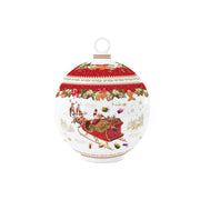 CHRISTMAS MEMORIES SERVĒJAMAIS TRAUKS-BUMBA D18X23CM, PORCELĀNS