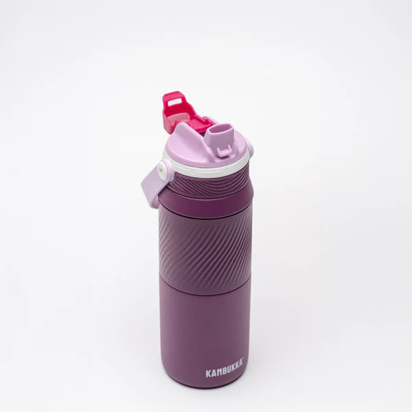 DUPLA INSULATED 2 IN 1,ŪDENS PUDELE 750ML, AR,SILIKONA JOSLU, BORDO,,NER.TĒR.