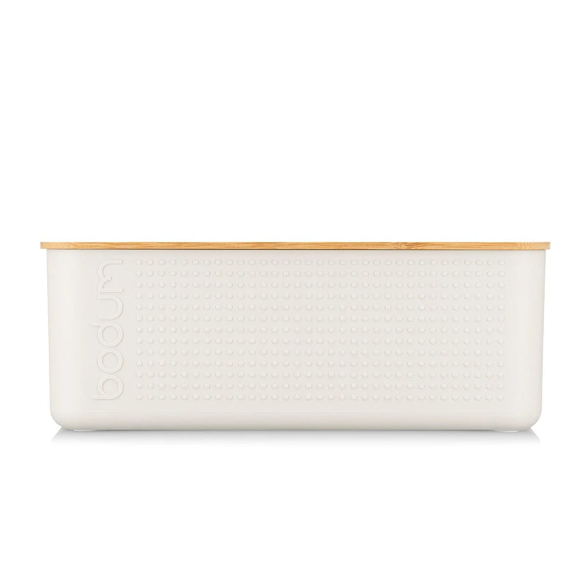 BISTRO MAIZES KASTE 23,7X36,5 H 13,8 CM, BALTA, PLASTMASA/BAMBUSS