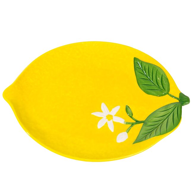 FLEURS ET CITRONS ŠĶĪVIS 25x18CM, PORCELĀNS