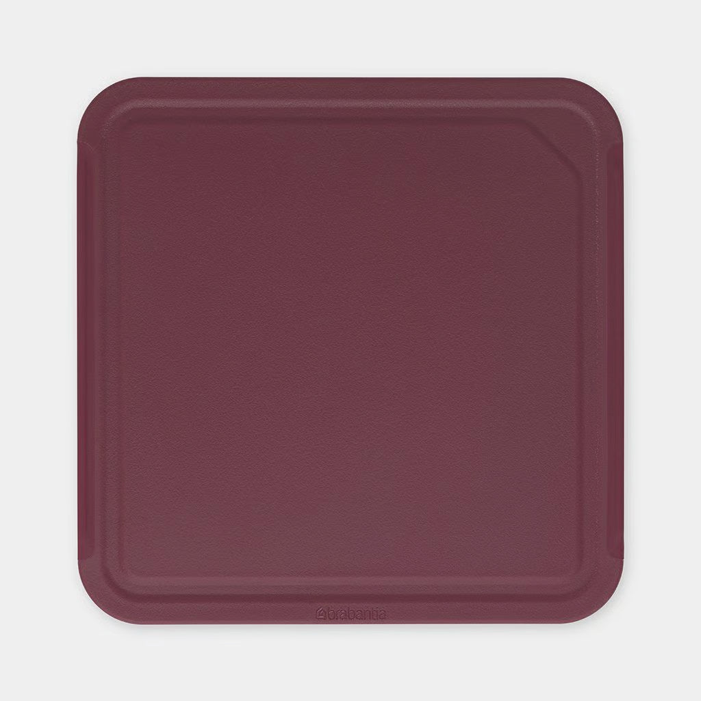 DĒLĪTIS 25 X 25, H 0,9 CM, BAKLAŽĀNU SARKANS, PLASTMASA