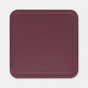 DĒLĪTIS 25 X 25, H 0,9 CM, BAKLAŽĀNU SARKANS, PLASTMASA
