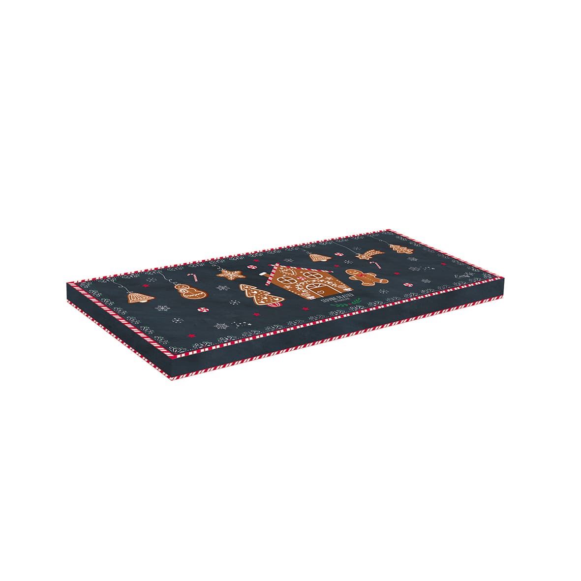 GINGERBREAD SERVĒJAMAIS ŠĶĪVIS 36X16 CM, PORCELĀNS