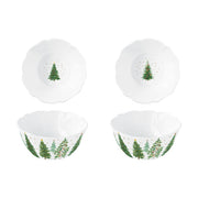 FESTIVE TREES BĻODAS 14 CM, KOMP, 2 GAB, PORCELĀNS