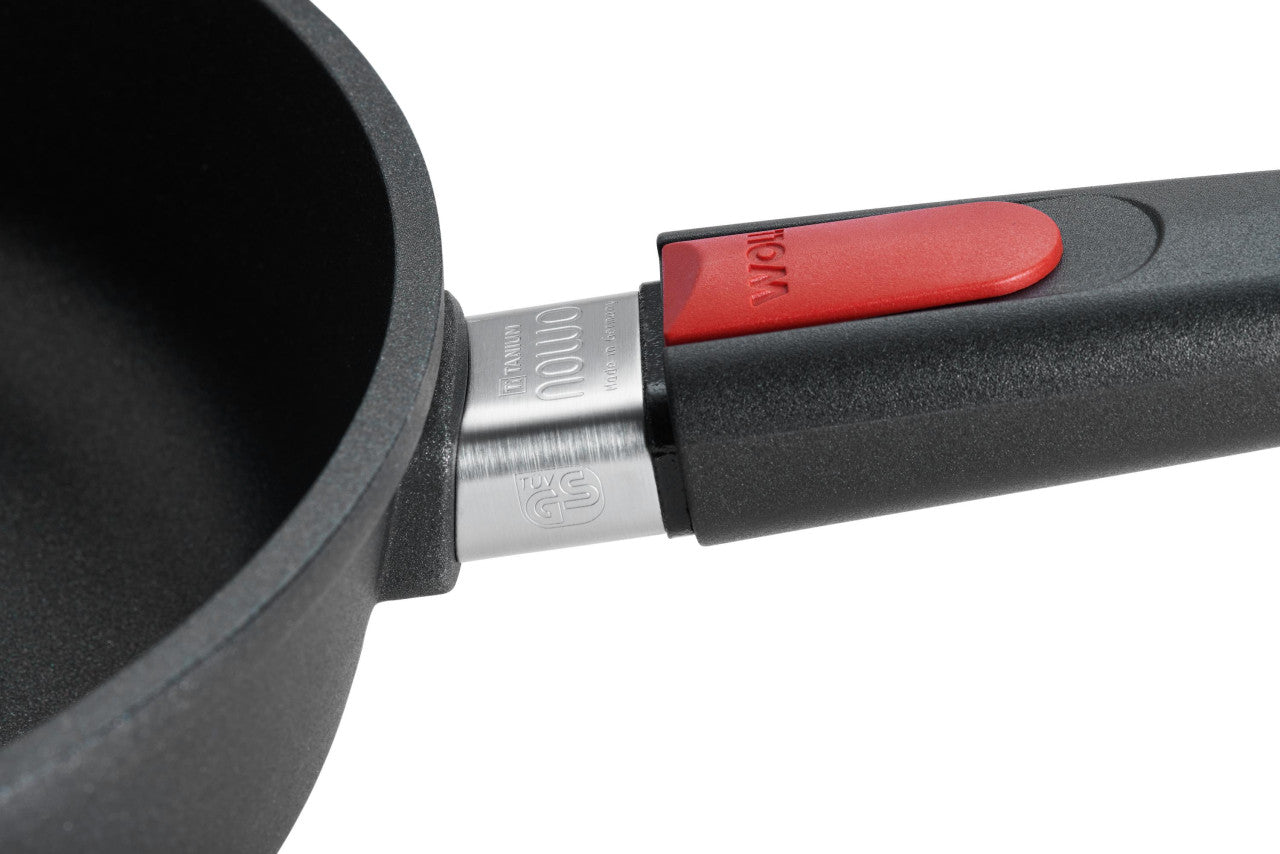 NOWO TITANIUM INDUCTION DZIĻĀ PANNA 28CM AR NOŅEM.ROKT., INDUKCIJAI