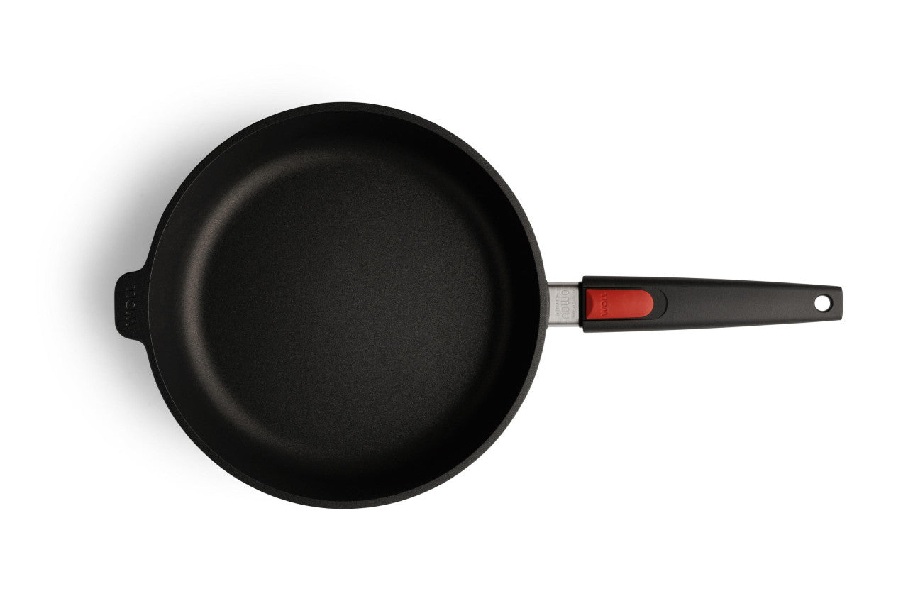 NOWO TITANIUM INDUCTION DZIĻĀ PANNA 28CM AR NOŅEM.ROKT., INDUKCIJAI