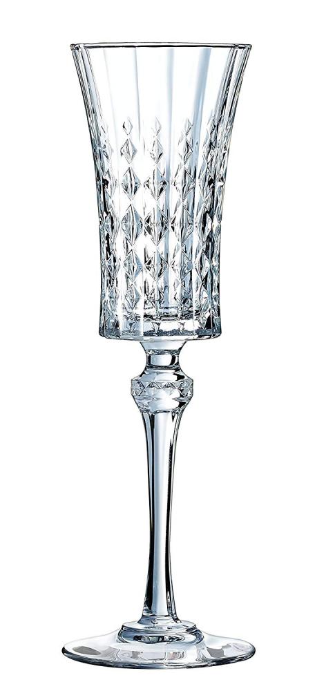 LADY DIAMOND ŠAMPANIEŠA GLĀZES 150ML K6, KRISTALĪNA