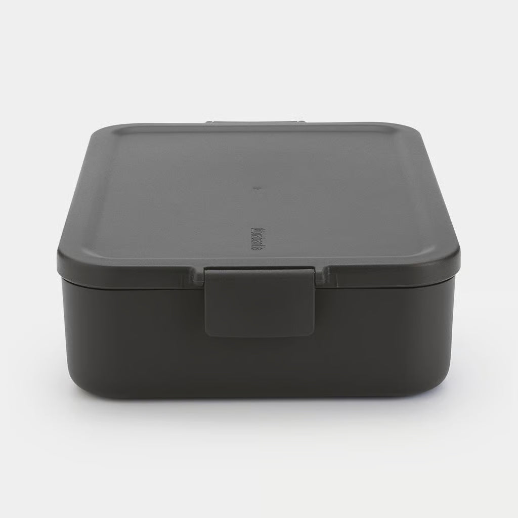 MAKE&TAKE BENTO PUSDIENU KASTĪTE LIELĀ 16,7 X 25,5, H 6,2 CM, PELĒKA, PLASTMASA