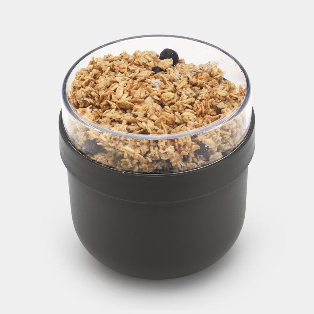 MAKE&TAKE BROKASTU DISH 0,5 L,11 X 11, H 11,1 CM, GREY, PLASTIC