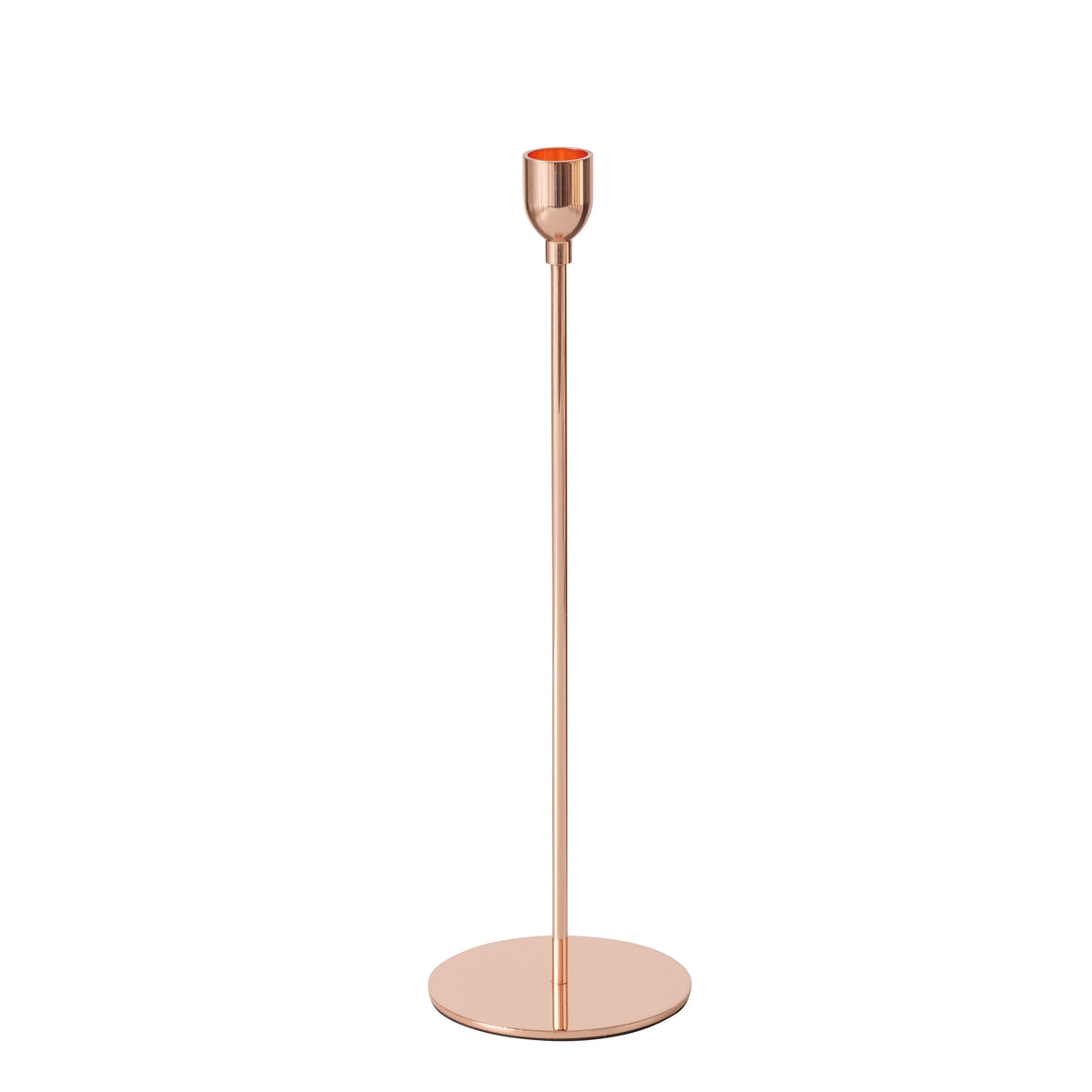 MALTE SVEČTURIS, APAĻŠ, H 32,50 CM, DZELZS, ROZĀ ZELTS