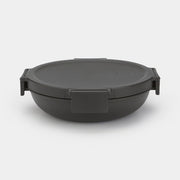 MAKE&TAKE PUSDIENU BĻODA 1 L ,21,5 X 21,5 H 6 CM, PELĒKA, PLASTMASA