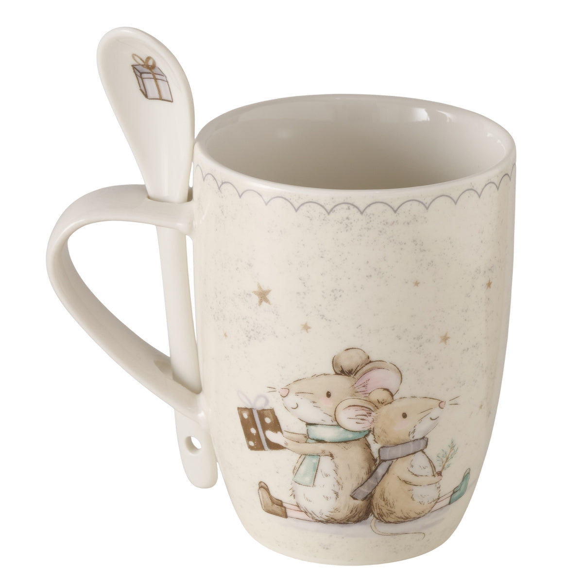 MAUSI KRŪZE 330 ML, 2 VEIDI, PORCELĀNS