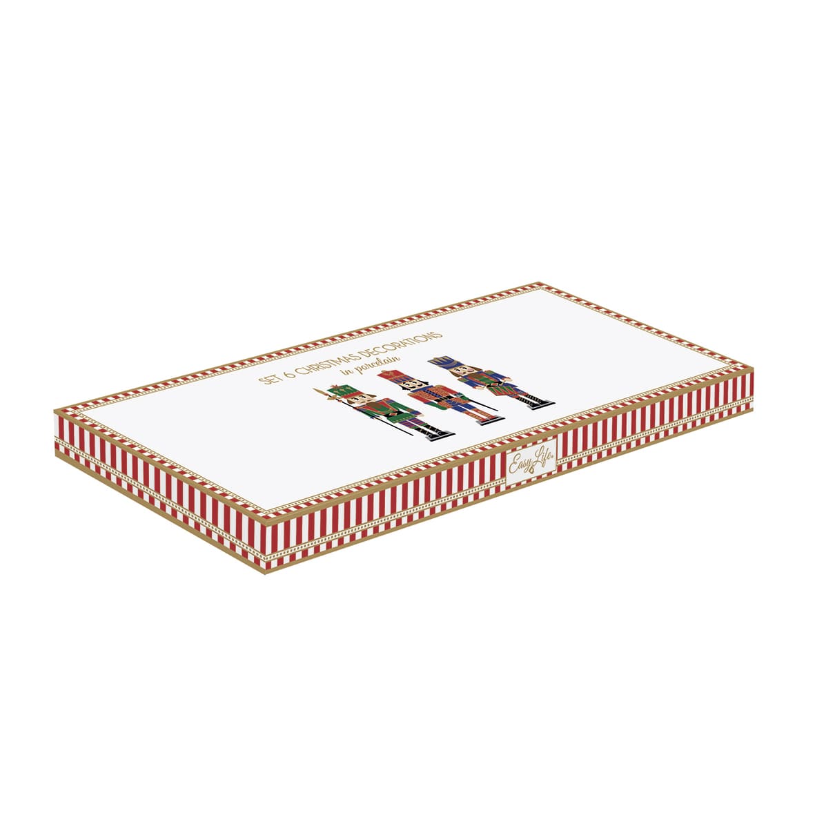 NUTCRACKER EGLĪŠU ROTĀJUMI KOMPL. 6 GAB., PORCELĀNS