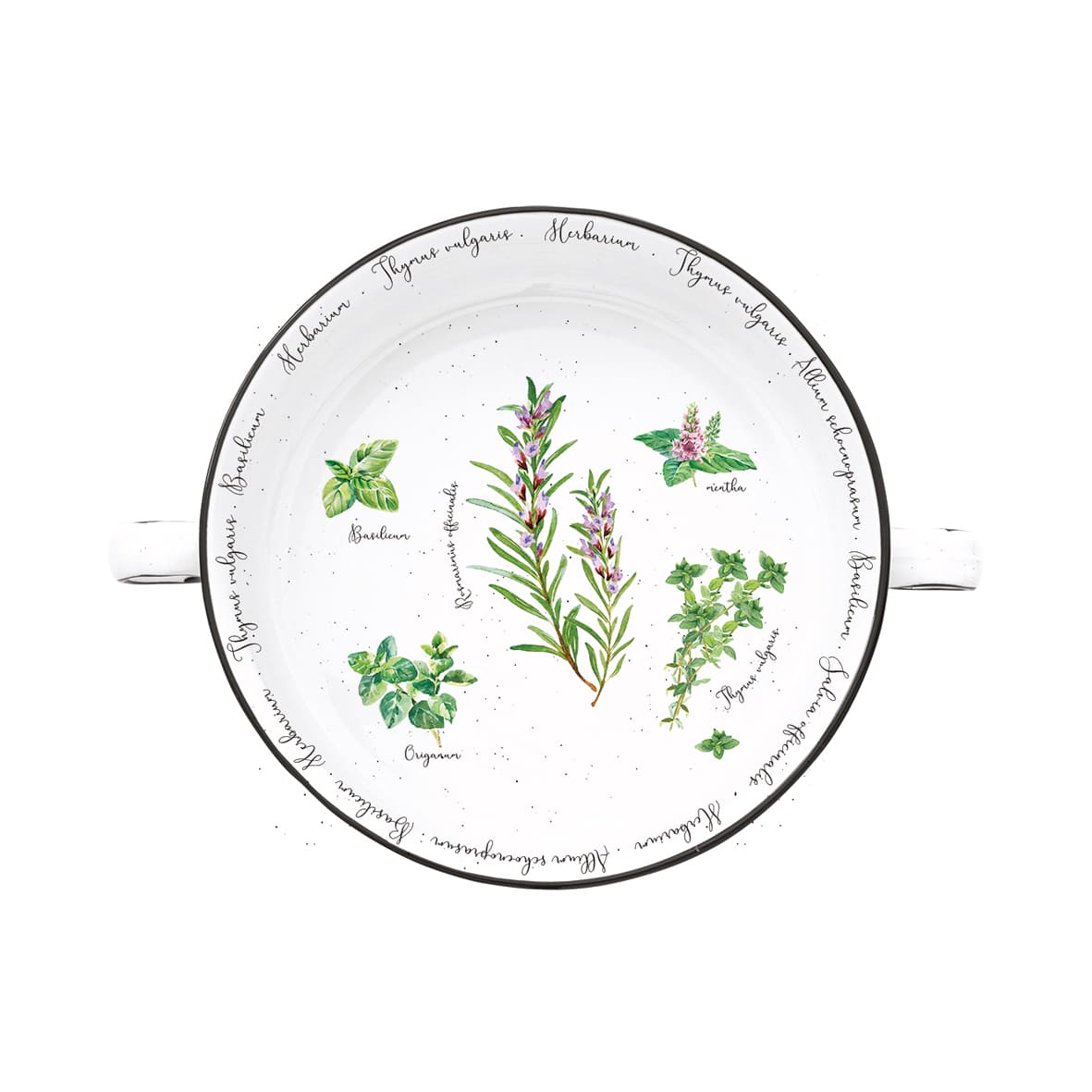 HERBARIUM BĻODA 20 CM, PORCELĀNS