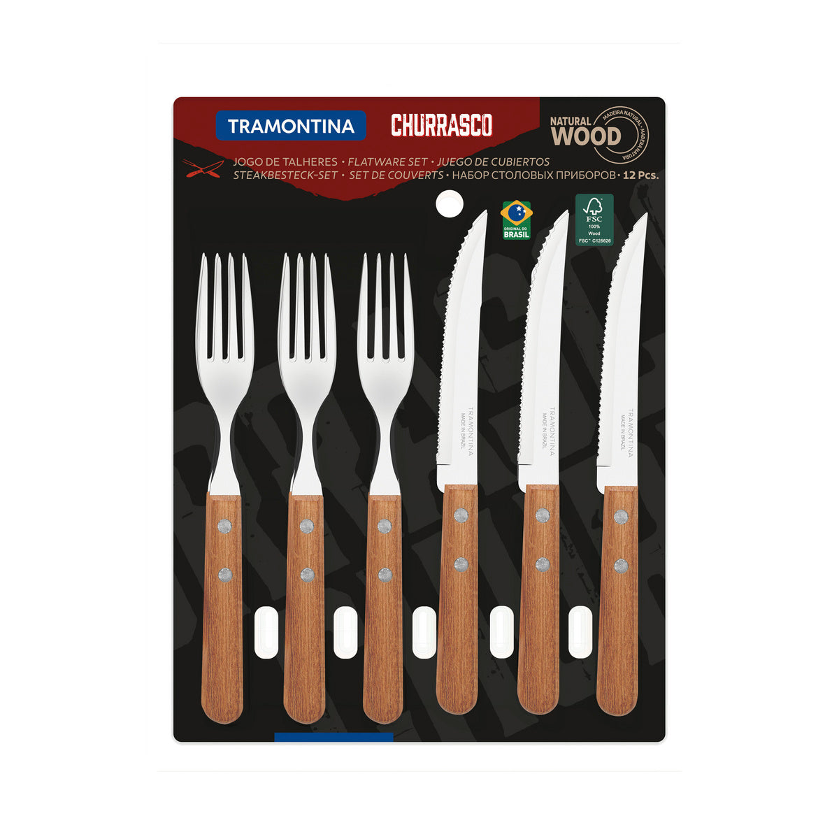 CHURRASCO GALDA PIED.KOMPL.12GAB.