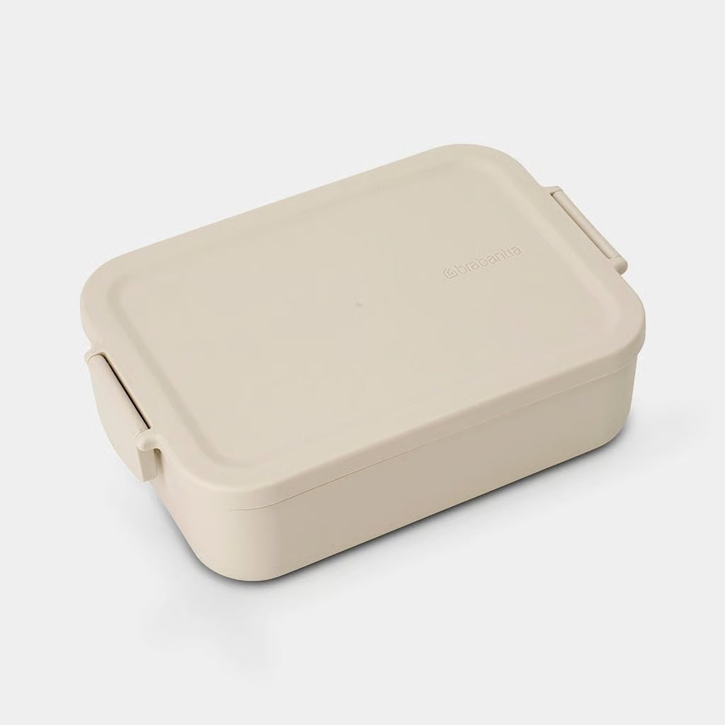 MAKE&TAKE PUSDIENU KASTĪTE VIDĒJA 13,5 X 20, H 5,5 CM, BĒŠA, PLASTMASA