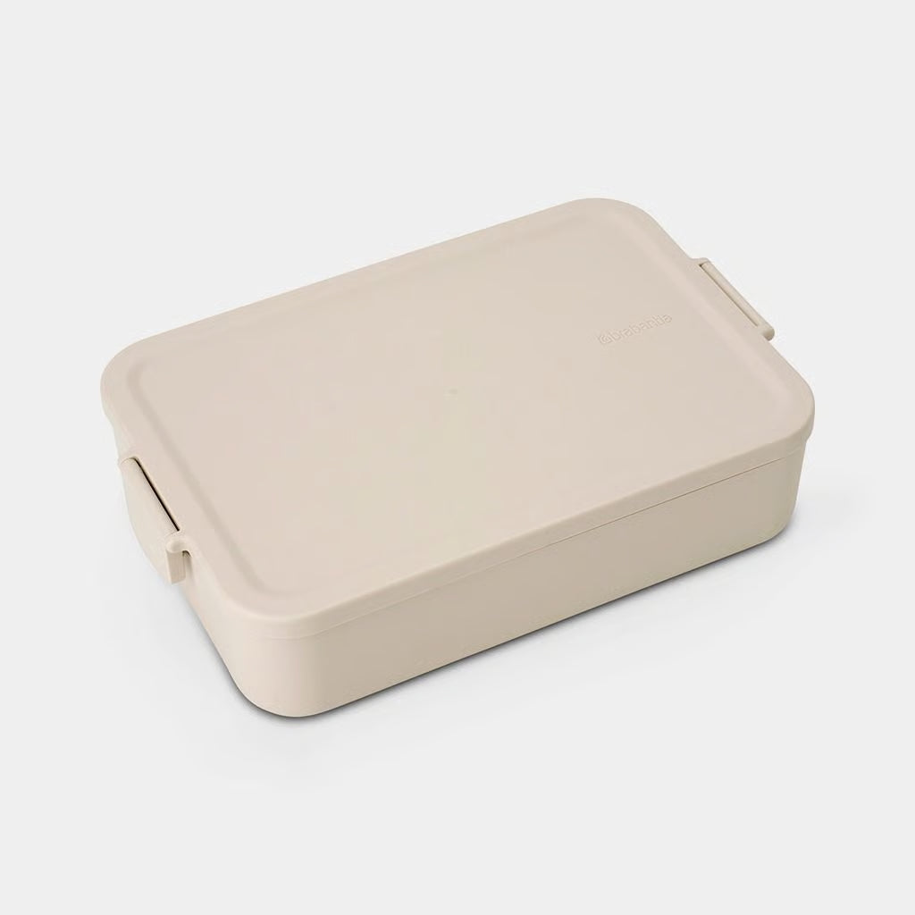 MAKE&TAKE BENTO PUSDIENU KASTĪTE LIELĀ 16,7 X 25,5, H 6,2 CM, BĒŠA, PLASTMASA