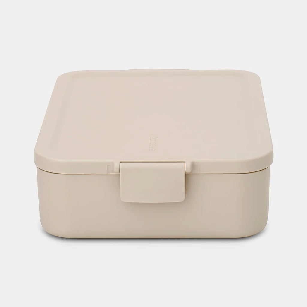 MAKE&TAKE BENTO PUSDIENU KASTĪTE LIELĀ 16,7 X 25,5, H 6,2 CM, BĒŠA, PLASTMASA