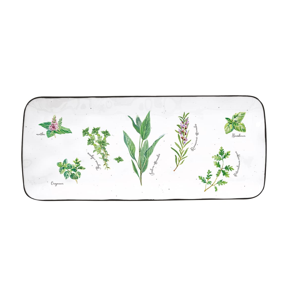 HERBARIUM SERVĒJAMAIS ŠĶĪVIS 36x15,5 CM, PORCELĀNS