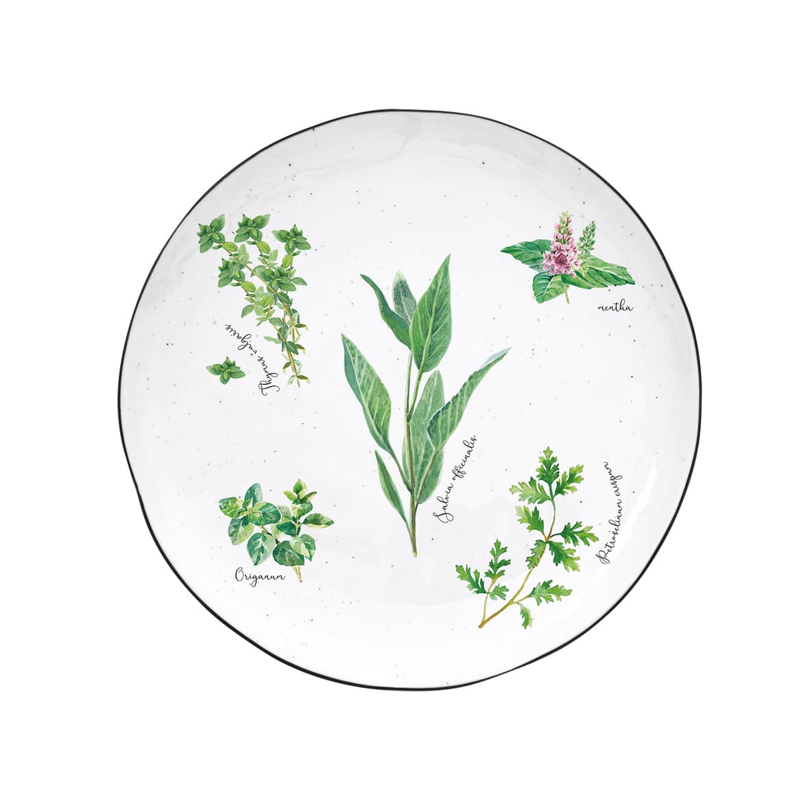 HERBARIUM DESERTA ŠĶĪVIS 21 CM, PORCELĀNS