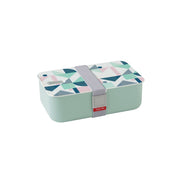 GEOMETRIC4 PUSDIENU KASTĪTE 1000ML, MINT, PP