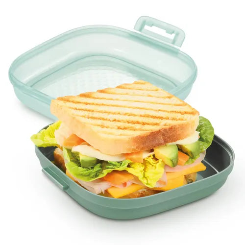 4FOOD SENDVIČU KASTĪTE, 15,2X14,1CM, H 5 CM, PLASTMASA