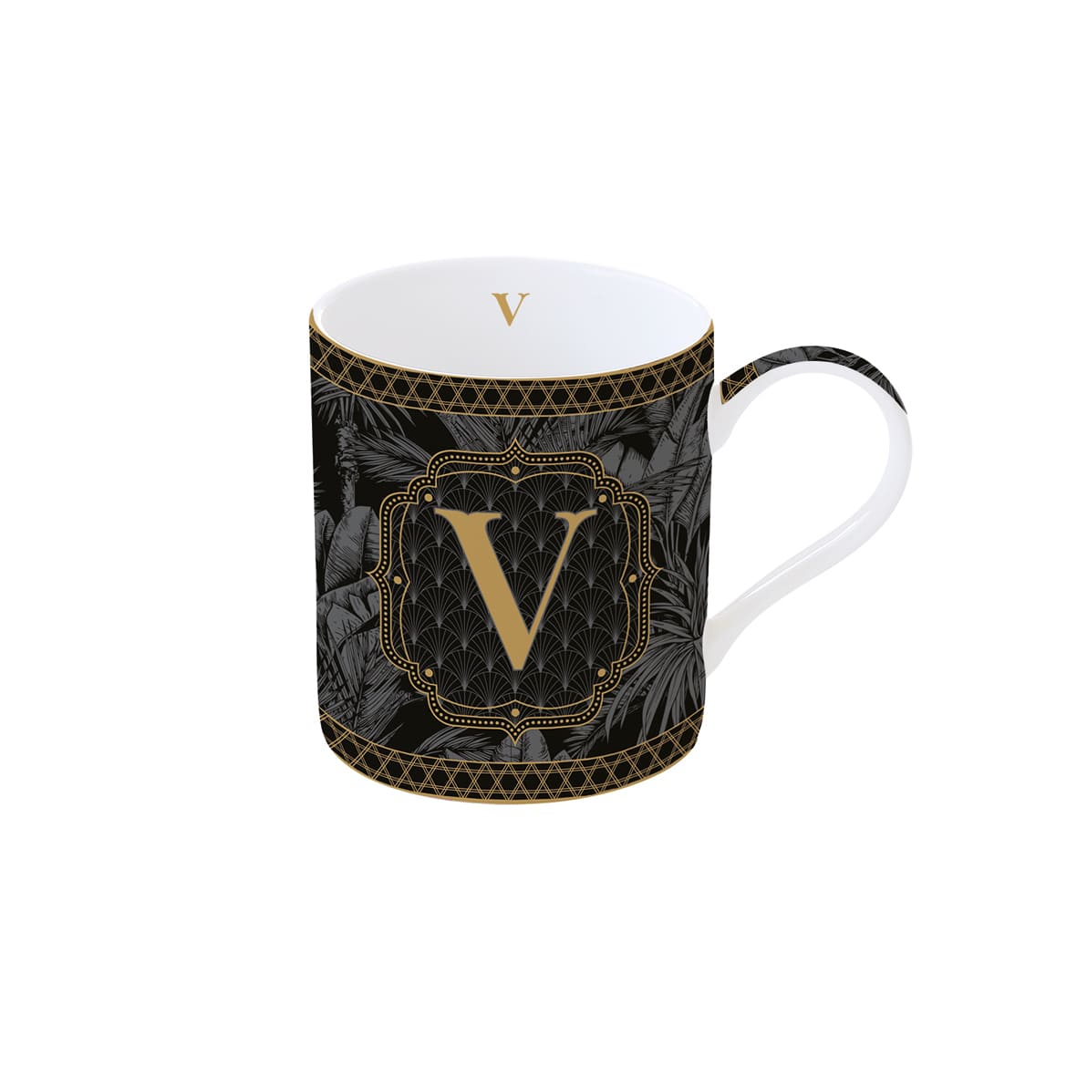 MONOGRAM V KRŪZE 350 ML, PORCELĀNS, DĀVANU KASTĒ