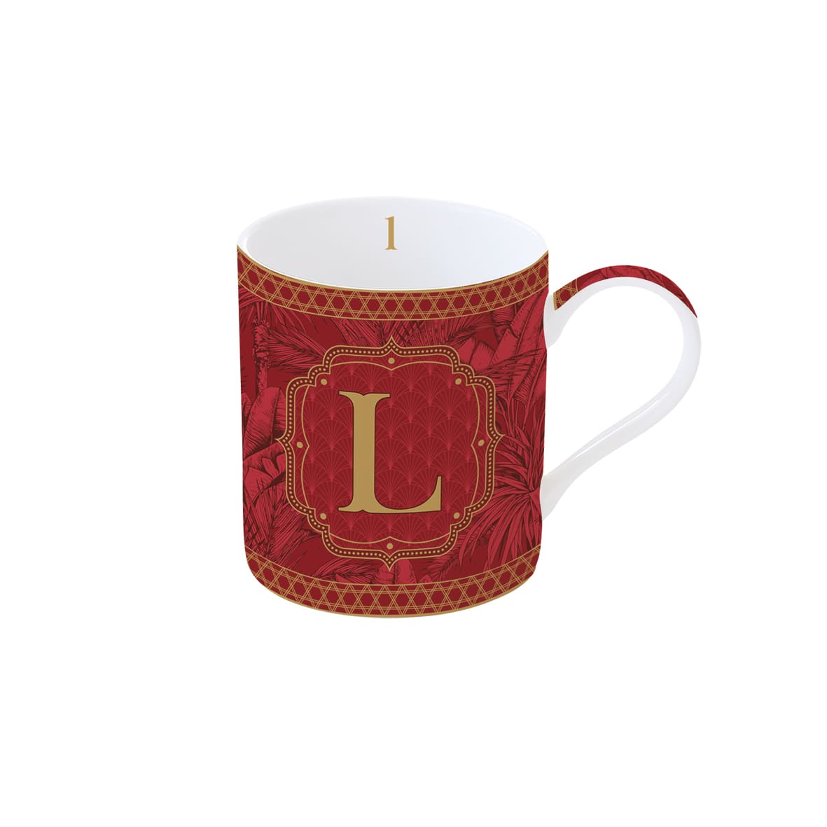 MONOGRAM L KRŪZE 350 ML, PORCELĀNS, DĀVANU KASTĒ