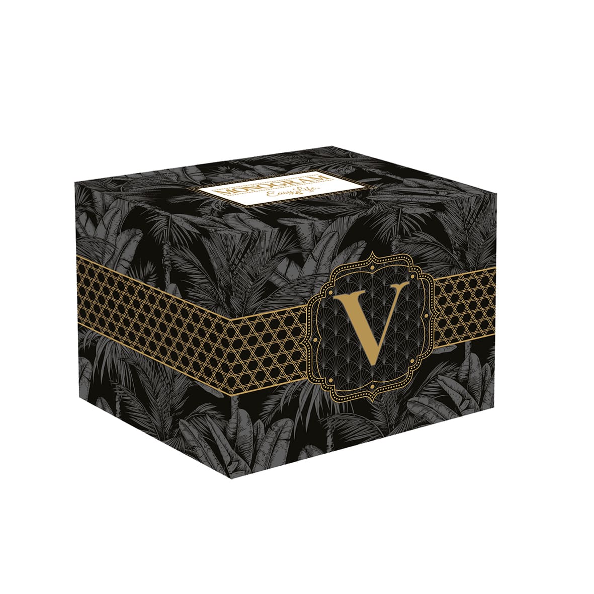 MONOGRAM V KRŪZE 350 ML, PORCELĀNS, DĀVANU KASTĒ