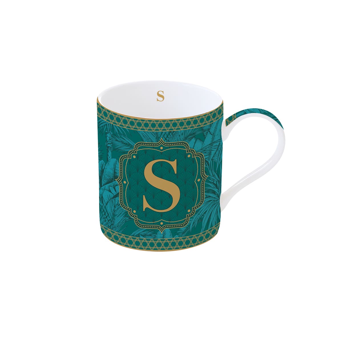 MONOGRAM S KRŪZE 350 ML, PORCELĀNS, DĀVANU KASTĒ