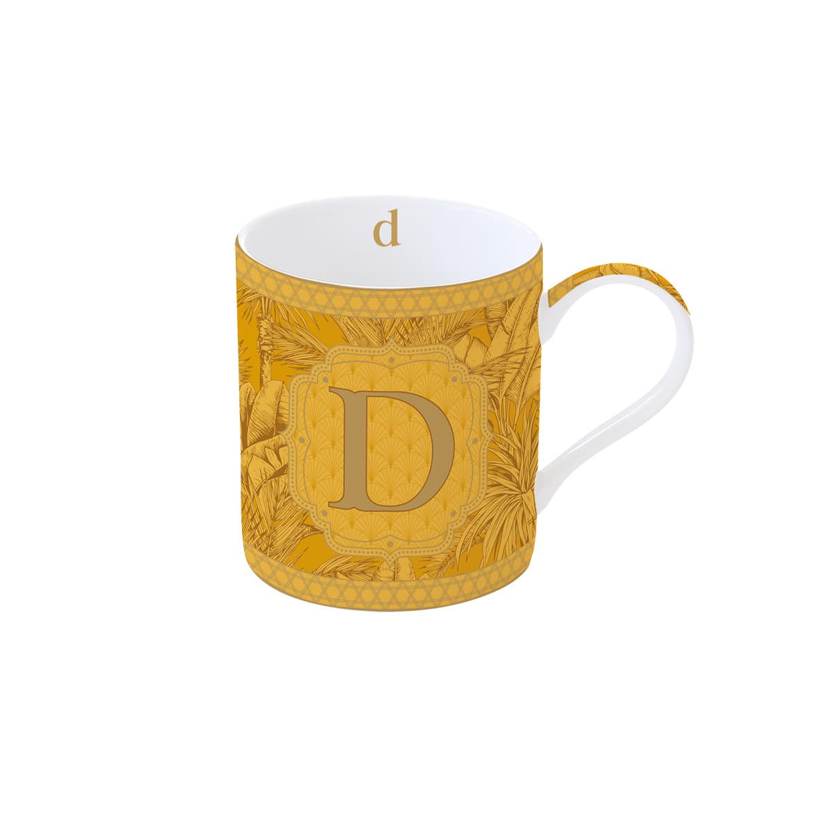 MONOGRAM D KRŪZE 350 ML, PORCELĀNS, DĀVANU KASTĒ