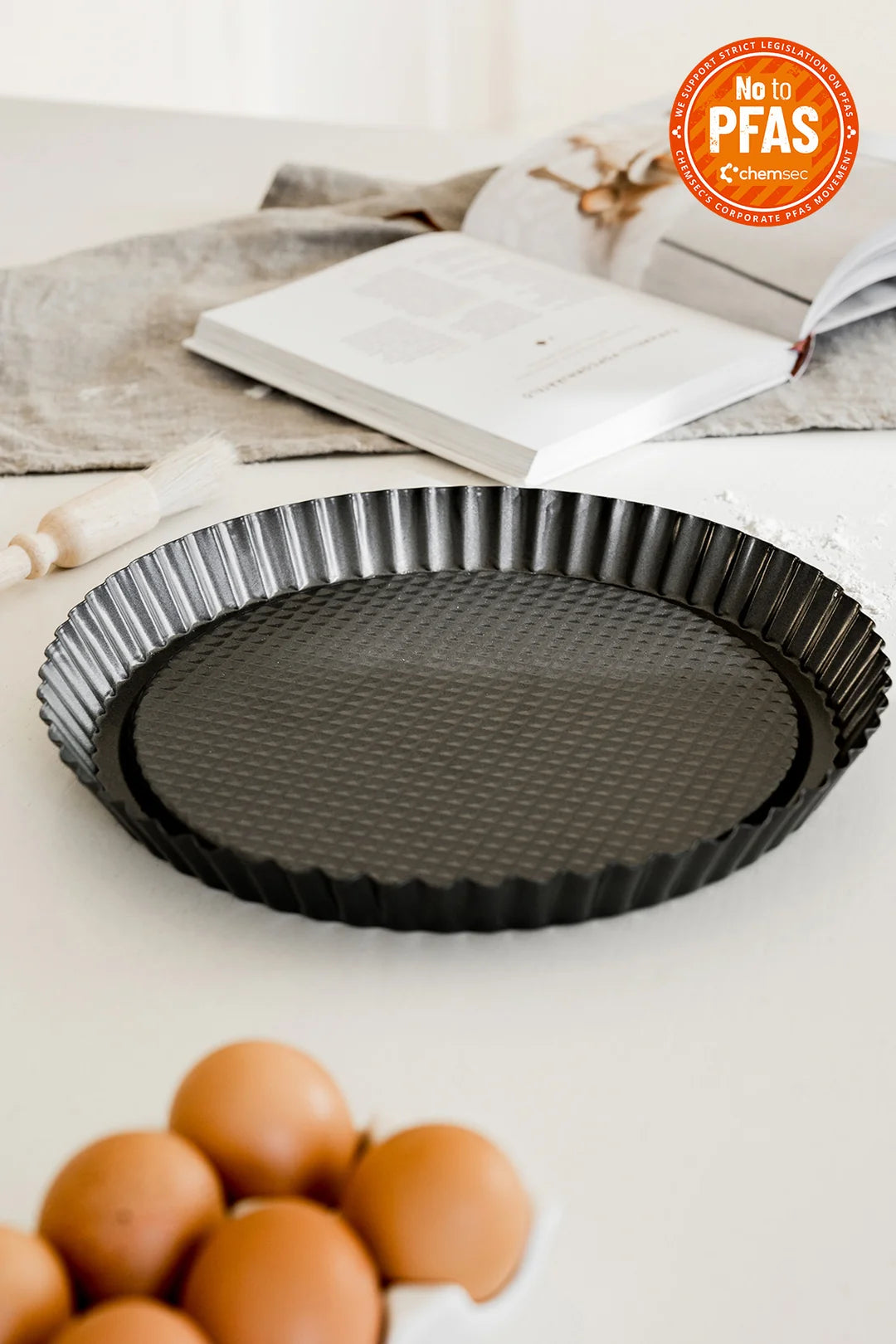 QUICHE TARTES FORMA  AR NEPIEDEGOŠO KLĀJUMU 28 CM 1,4 L
