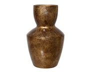 TERRACOTTA VĀZE 19X30 CM , TUMŠA ZELTA