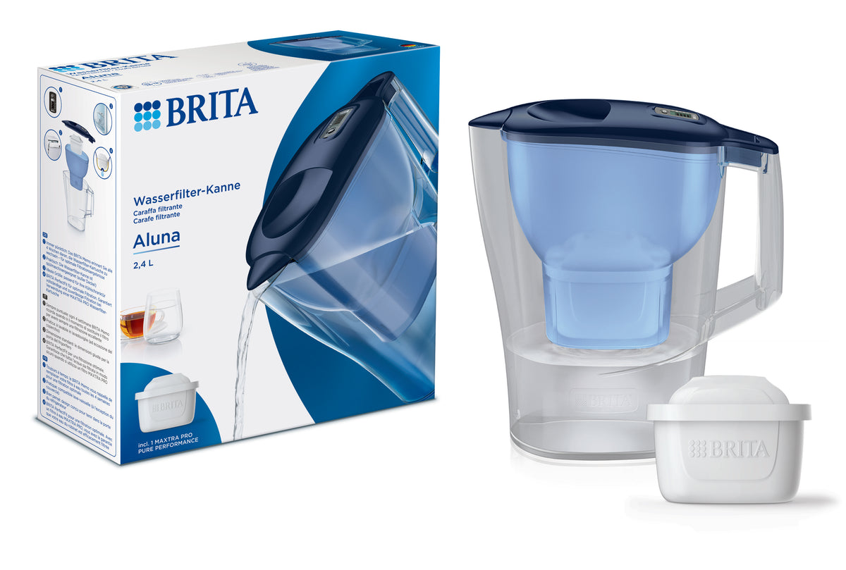 ALUNA MXPRO WATER FILTER JUG 2.4L, BLUE