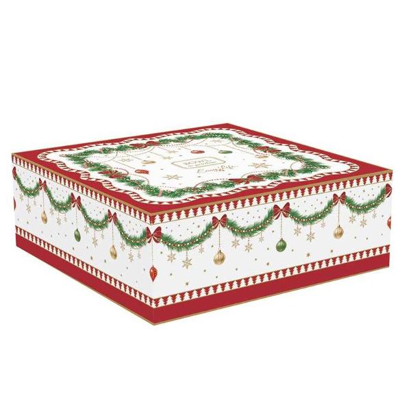 MAGIE DE NOEL SERVĒJAMAIS TRAUKS-ZVAIGZNE D15CM/H5CM, PORCELĀNS