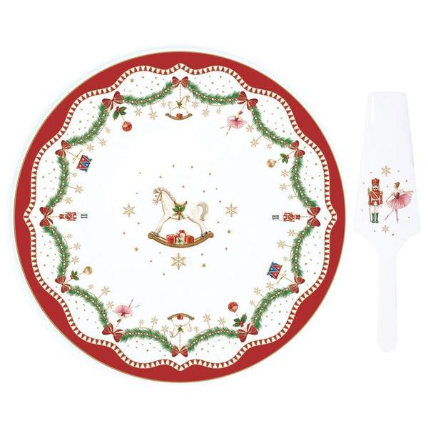 MAGIE DE NOEL KŪKU ŠĶĪVIS 32 CM AR LĀPSTIŅU, PORCELĀNS