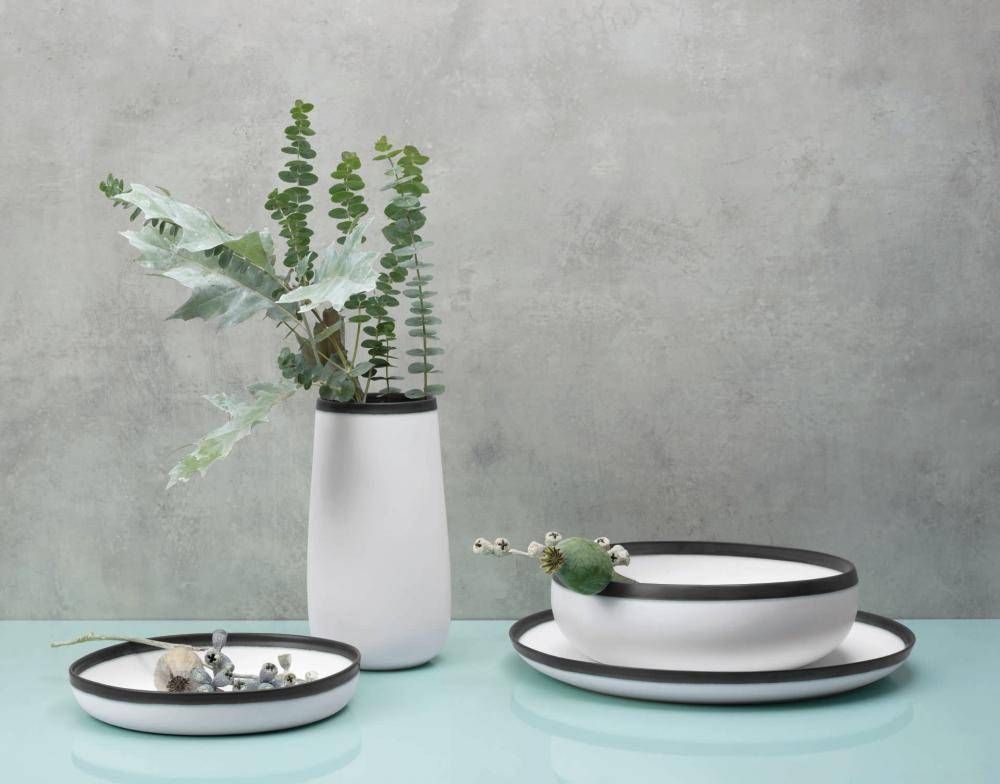 ONDA VASE 23.5x12.5CM WHITE