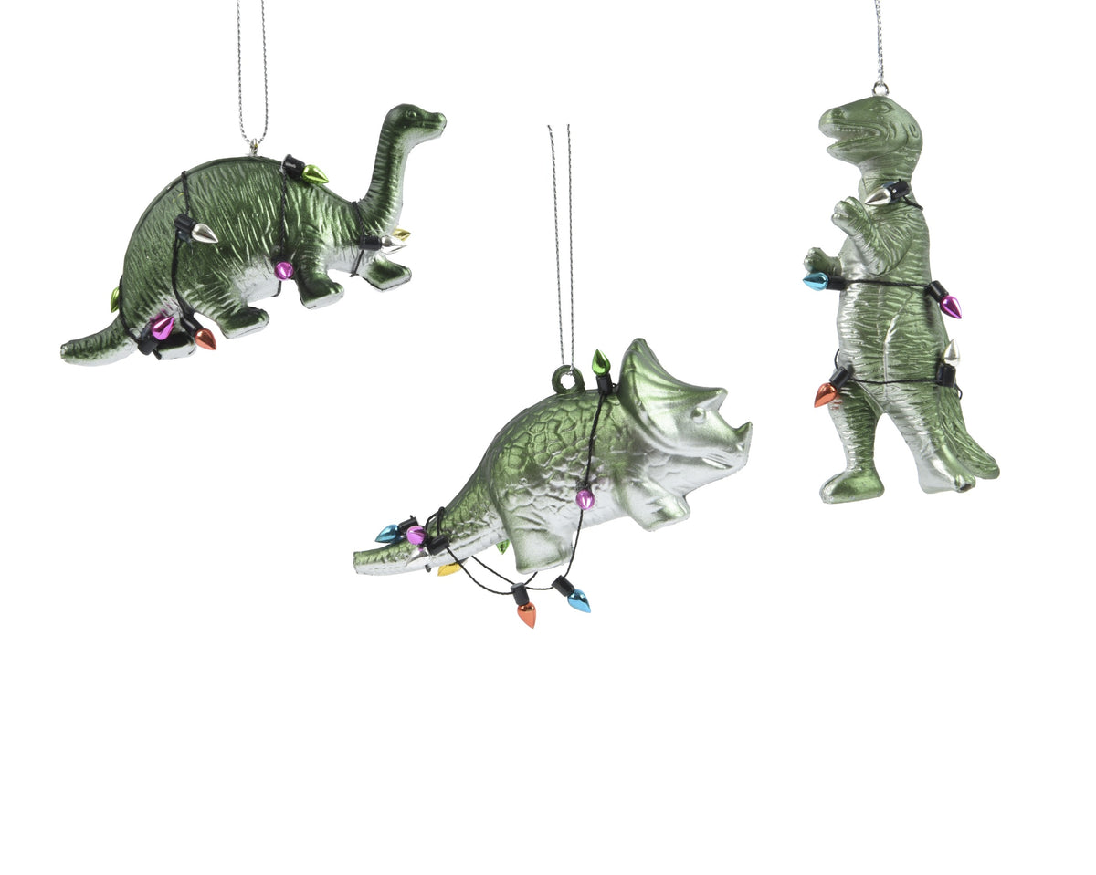 EGĻU ROTĀJUMS - DINOZAURI 5,2X2,5 H 10,5 CM, 3 VEIDI, POLISTIROLS