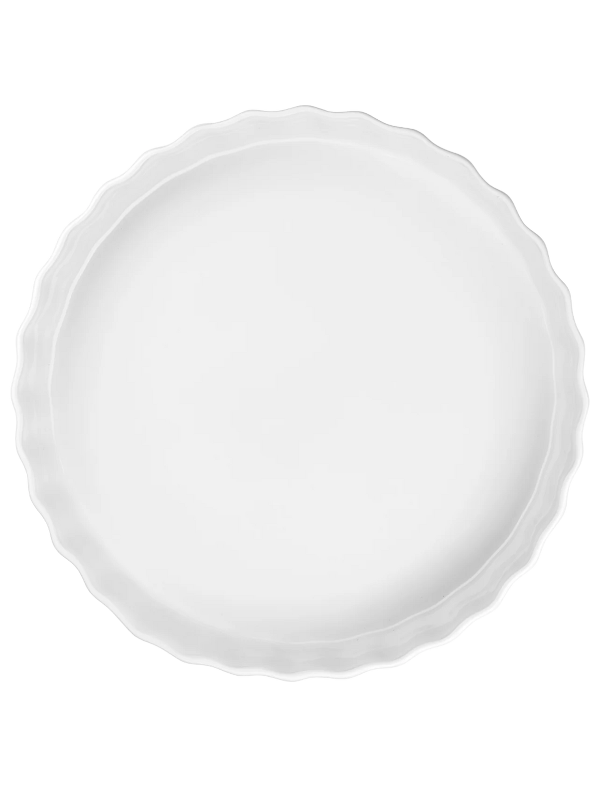GRANDE TARTES CEPAMTRAUKS 28 CM, H5 CM , BALTS, KERAMIKA