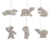 EGĻU ROTĀJUMS - POLĀRLĀCIS 2X3X8CM 6 VEIDI, BALTS, PLASTMASA