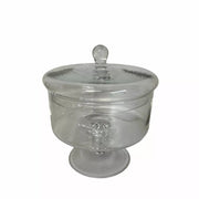 SALDUMU TRAUKS H20CM, D18CM, UZ KĀJAS, AR VĀKU, STIKLS