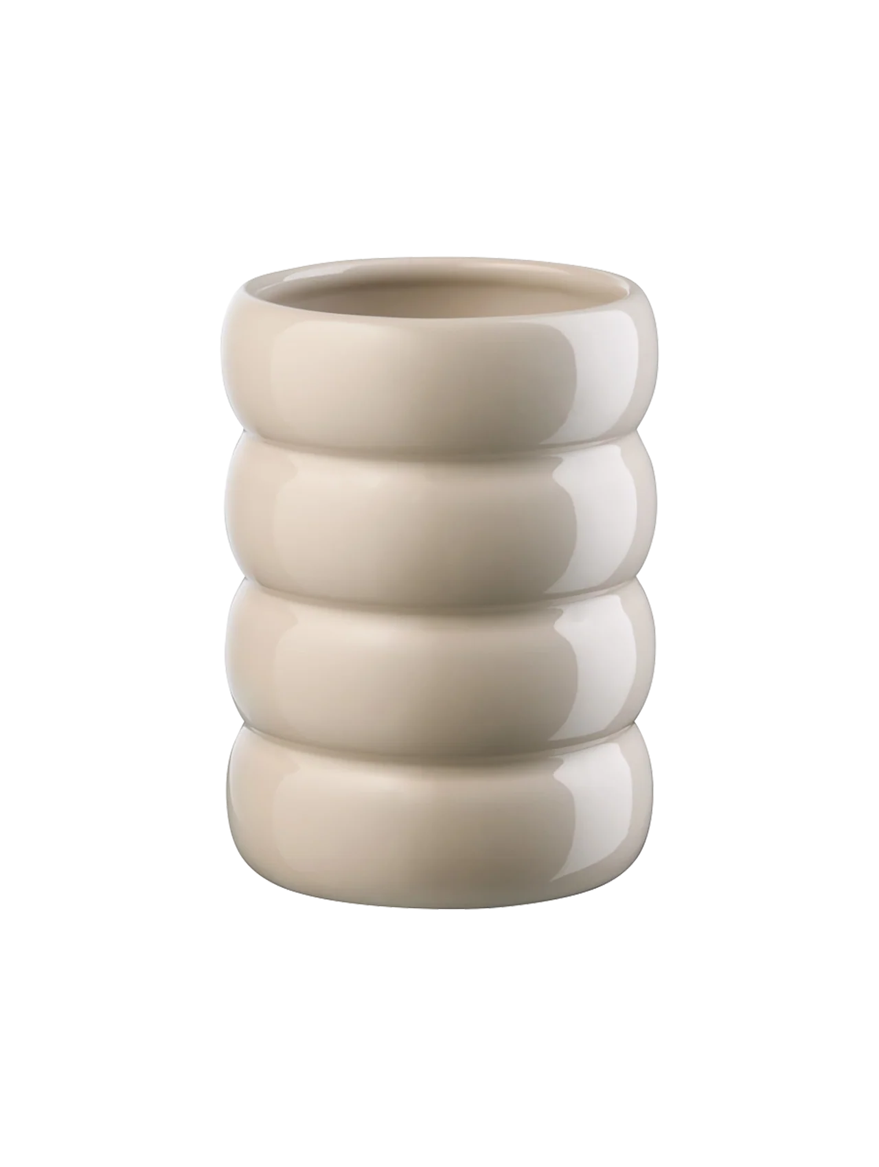 LOOPY VĀZE H16CM, D10CM, SMILŠKRĀSAS