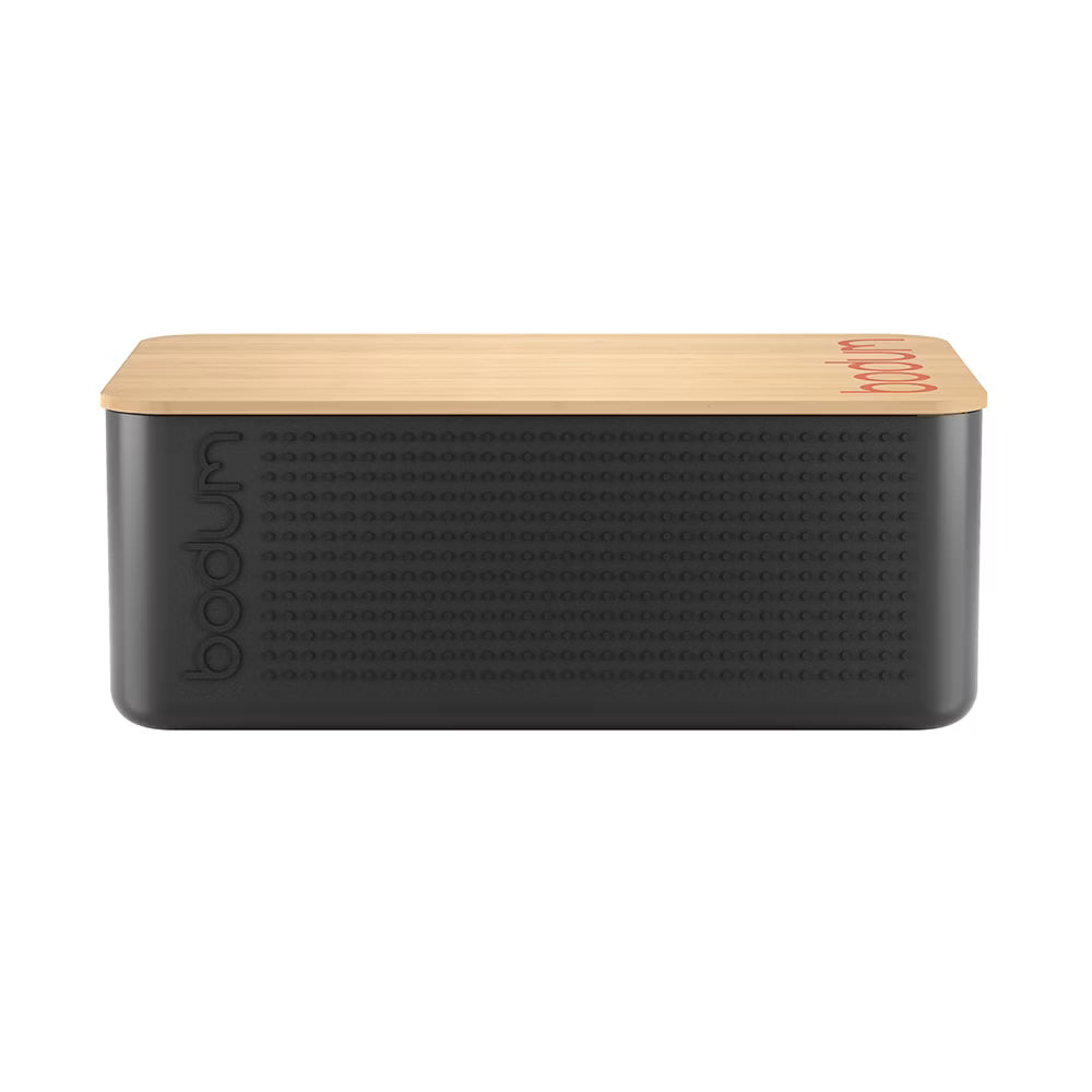 BISTRO MAIZES KASTE 23,7X36,5 H 13,8 CM, MELNA, PLASTMASA/BAMBUSS