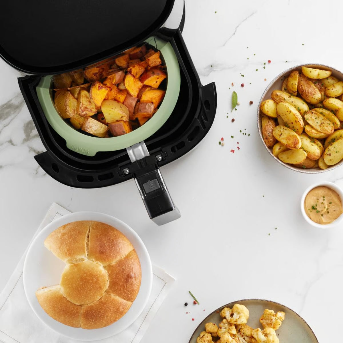AIR FRYER FORMA APAĻA 15 CM, SILIKONS